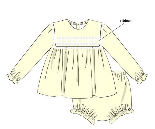 PREORDER 46: SPRING 1 - Sunrise Service Heirlooms Girl Diaper Set