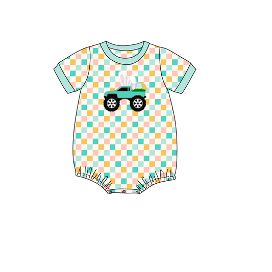 PREORDER 46: SPRING 1 - Spring 1 Boys Only - Easter Monster Truck Boy Bubble
