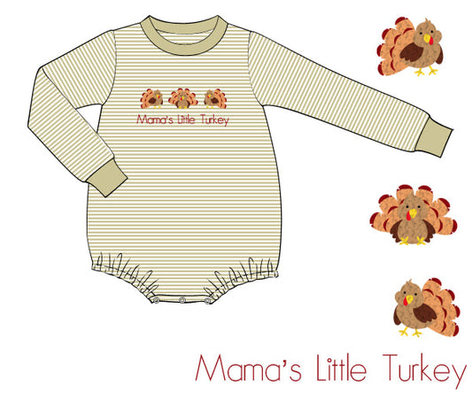 RTS - Mama’s Little Turkey Boy Bubble