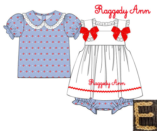 RTS - Halloween Costumes - Girl Rag Doll Skirted Bubble