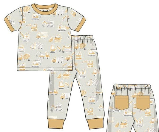 RTS - Cam’s Construction PJs Boy 2pc