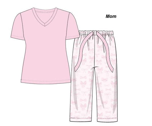 RTS - Bryn’s Bow PJs Mom Set