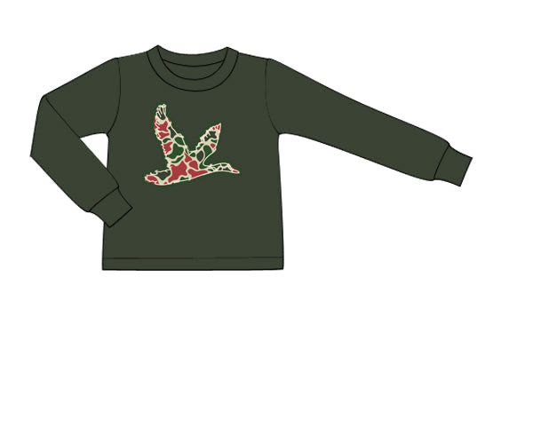 PREORDER 56: CHRISTMAS PT 2 - Christmas 2 Boys Only - Christmas Camo Mallard Shirt