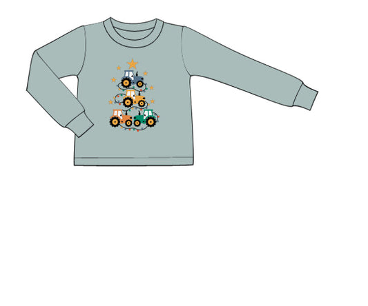 PREORDER 56: CHRISTMAS 2 - Christmas 2 Shirt Only - Tractor Tree Boy Shirt