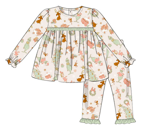 PREORDER 56: CHRISTMAS PT 2 - Mean One Loungewear Girl 2pc