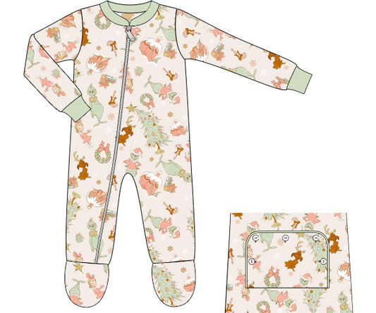 PREORDER 56: CHRISTMAS 2 - Mean One Loungewear Boy Zippy