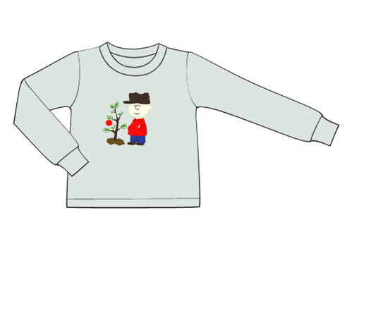RTS - Christmas Shirt Only - Simple Little Christmas Boy Shirt
