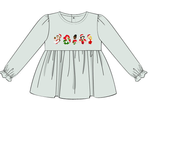 PREORDER 56: CHRISTMAS PT 2 - Christmas 2 Shirt Only - Christmas Princesses Girl Shirt