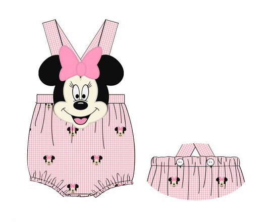 PREORDER 45: RERUNS - Applique Mouse Girl Bubble