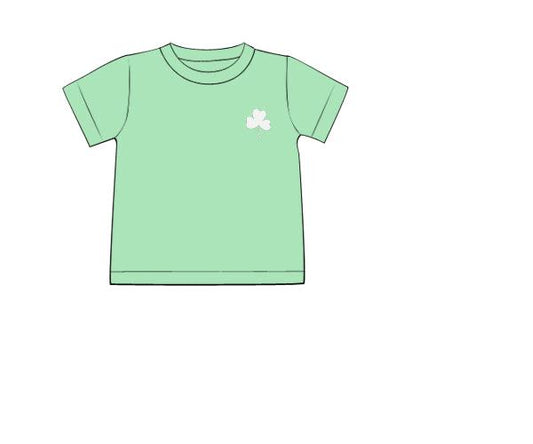 RTS - Grand Millennial Shamrocks Boy Shirt Only