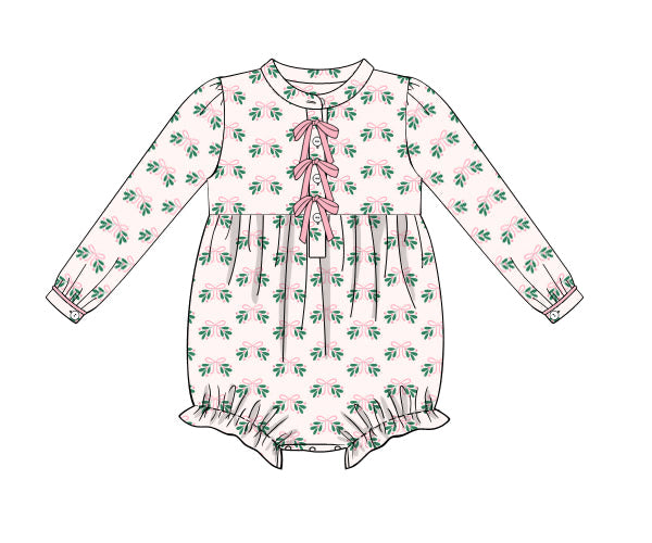 PREORDER 56: CHRISTMAS 2 - Christmas 2 Girls Only - Mistletoes & Bows Girl Bubble