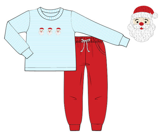 PREORDER 56: CHRISTMAS PT 2 - Ho Ho Trio Boy Jogger Set