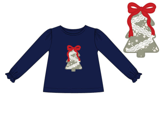 PREORDER 56: CHRISTMAS 2 - Christmas 2 Shirt Only - Festive Tree Girl Shirt
