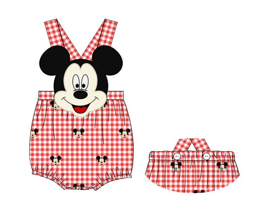 PREORDER 45: RERUNS - Applique Mouse Boy Bubble