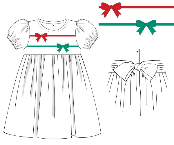 PREORDER 56: CHRISTMAS 2 - Christmas 2 Girls Only - Tied with Christmas Girl Dress