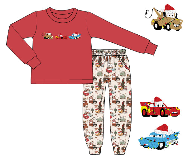 PREORDER 56: CHRISTMAS PT 2 - Christmas 2 Boys Only - Ka-chow Christmas Boy Jogger Set