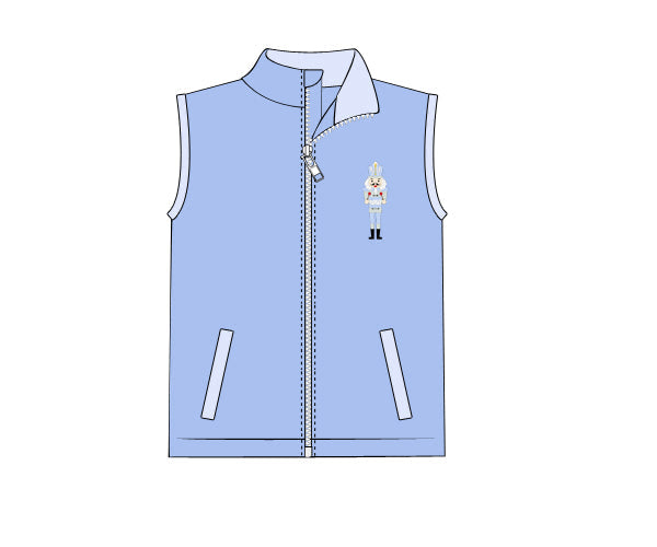 PREORDER 56: CHRISTMAS PT 2 - Christmas 2 Boys Only - Embroidered Toy Soldier Boy Vest