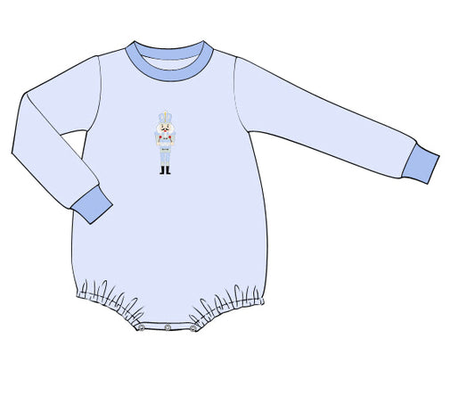 PREORDER 56: CHRISTMAS 2 - Christmas 2 Boys Only - Embroidered Toy Soldier Boy Bubble