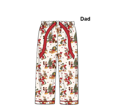 PREORDER 56: CHRISTMAS 2 - Main Street Christmas Loungewear Unisex Adult Pants