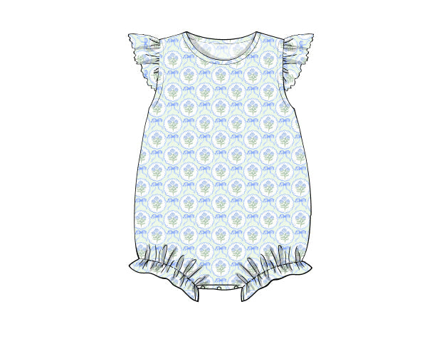 PREORDER 46: SPRING 1 - Mom & Me Hydrangeas Girl Bubble