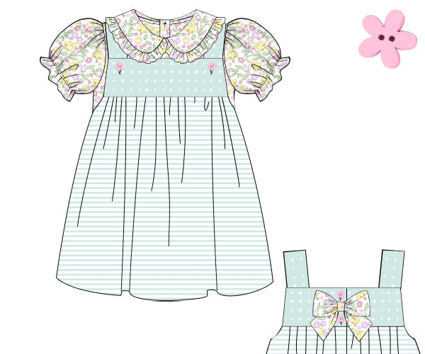PREORDER 46: SPRING 1 - Spring 1 Girls Only - Wildflower Girl Dress