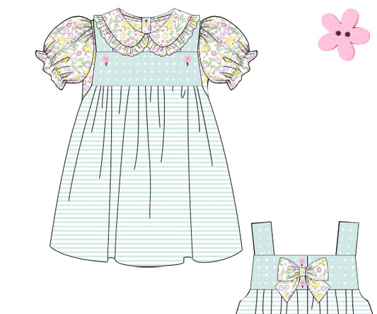 PREORDER 46: SPRING 1 - Spring 1 Girls Only - Wildflower Girl Dress