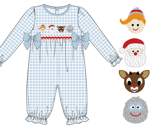 PREORDER 56: CHRISTMAS 2 - Rudolph & Friends Girl Longall