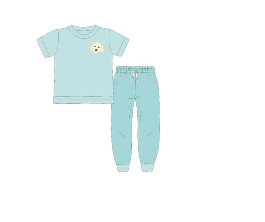 RTS - Preppy Pups Boy Jogger Set