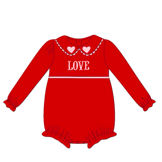 RTS - Vday French Knot Names Girl Bubble “XOXO”