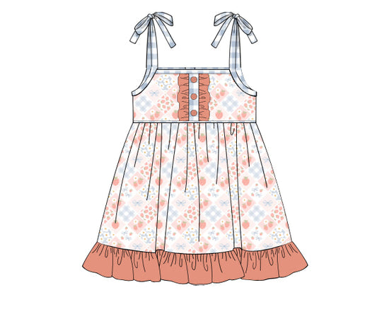 PREORDER 46: SPRING 1 - Elli’s Berry Patchwork Girl Dress