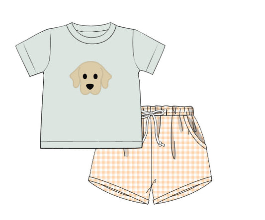 PREORDER 46: SPRING 1 - Springtime Pup Boy Shortie Set
