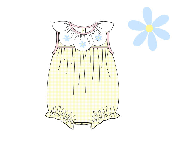 PREORDER 46: SPRING 1 - Spring 1 Girls Only - Darling Daisies Girl Bubble
