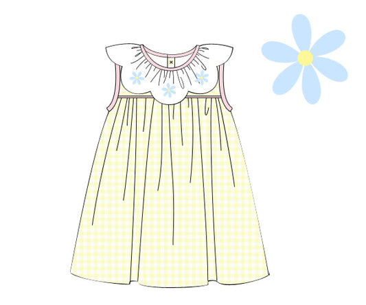 PREORDER 46: SPRING 1 - Spring 1 Girls Only - Darling Daisies Girl Dress