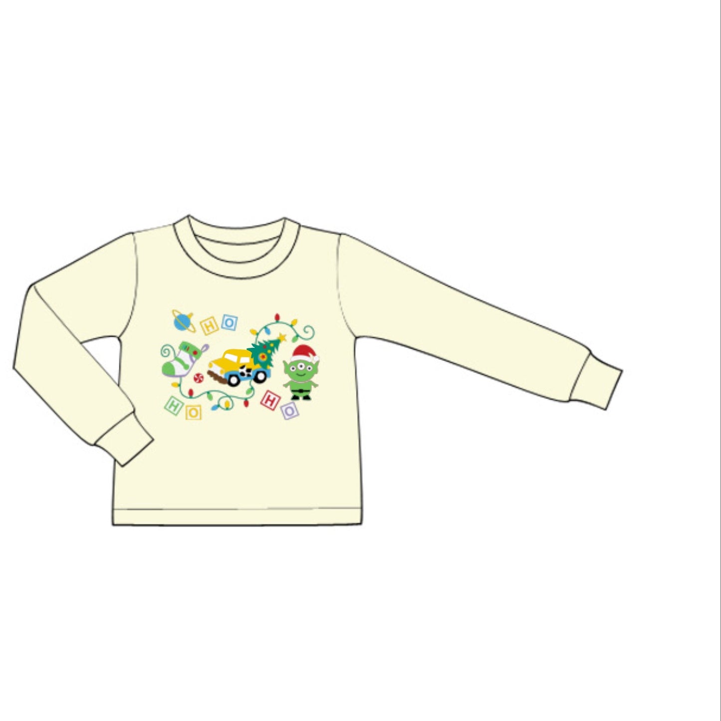 PREORDER 56: CHRISTMAS PT 2 - Christmas 2 Shirt Only - Toy Box Christmas Boy Shirt