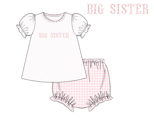 PREORDER 48: SUMMER 1 - Summer FK Sibling Sets Girl Diaper Set