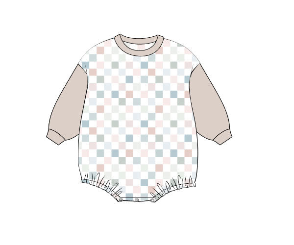 PREORDER 57: WINTER - Multicolor Checkered Basics Bubble - Neutral