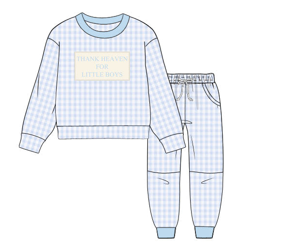PREORDER 57: WINTER - Thank Heaven Boy Jogger Set