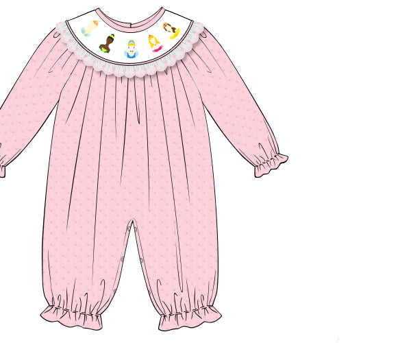 PREORDER 57: WINTER - Winter Girls Only - Beaded Princesses Girl Longall