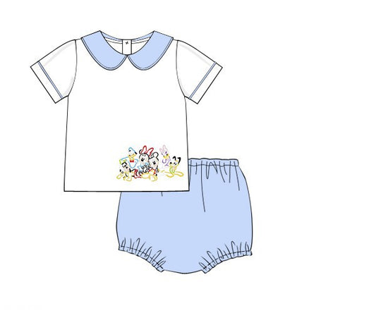 PREORDER 45: RERUNS - Mouse & Friends Boy Diaper Set