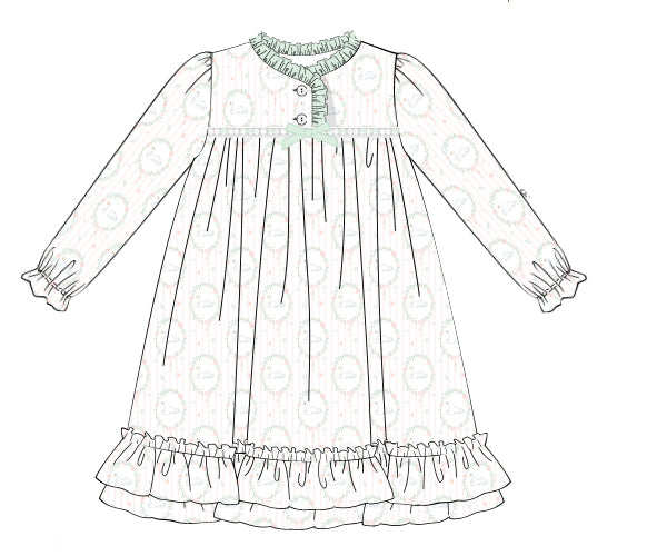 PREORDER 57: WINTER - Winter Girls Only - Winter Swans Girl Loungewear Gown