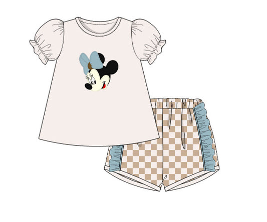 PREORDER 46: SPRING 1 - Vintage Mouse Girl Shortie Set
