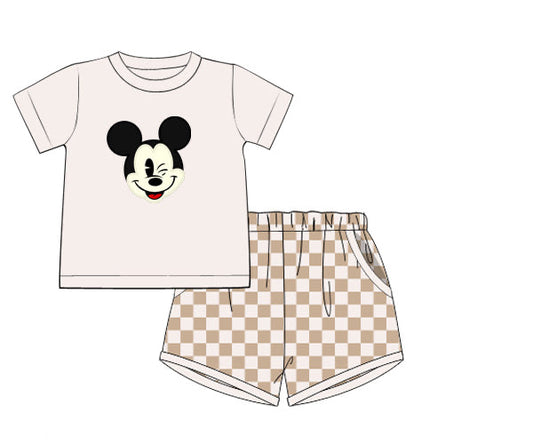 PREORDER 46: SPRING 1 - Vintage Mouse Boy Shortie Set