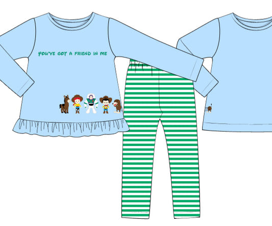 PREORDER 57: WINTER - Toy Box Friends Girl Pant Set