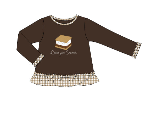 PREORDER 57: WINTER - Winter Shirt Only - Love You S’more Girl Shirt