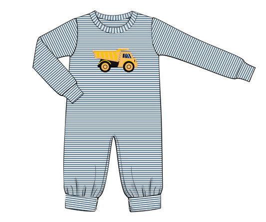 PREORDER 44: TRANSITION TO SPRING - Applique Transition Sets - Dump Truck Boy Longall