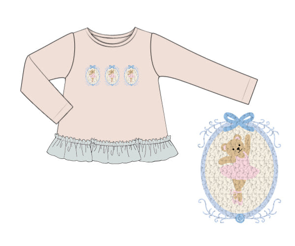 PREORDER 59: TTS - TTS Shirt Only - Ballet Bears Girl Shirt