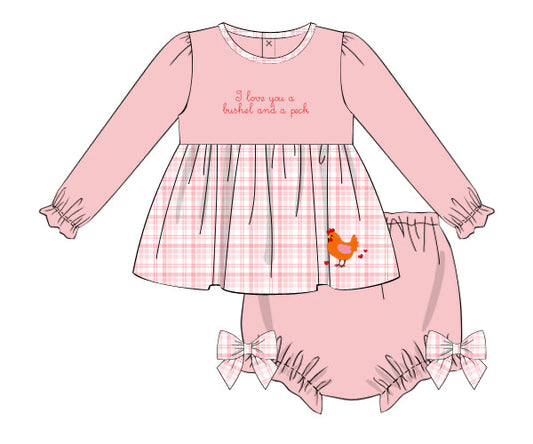 PREORDER 44: TRANSITION TO SPRING - A Bushel & A Peck Girl Diaper Set