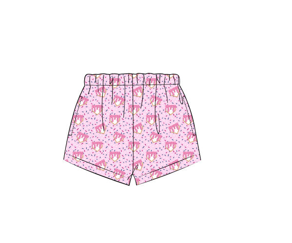 RTS - Baseball Drip Girl Shorties