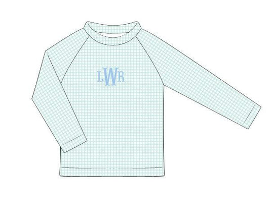 RTS - Aloha Family Swim Boy Rashguard Top - NO MONOGRAM