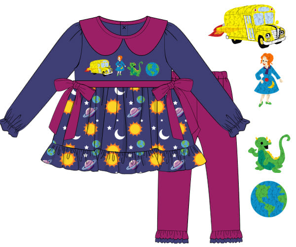 PREORDER 59: TTS - Magic School Days Girl Pant Set